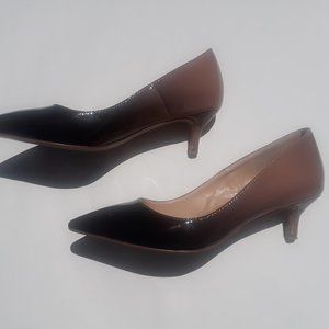 Black and Beige Women's Pumps